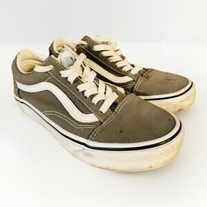 Vans Unisex Off The Wall 500714 Gray Suede Skateboard Shoes Sneakers M 5 W 6.5